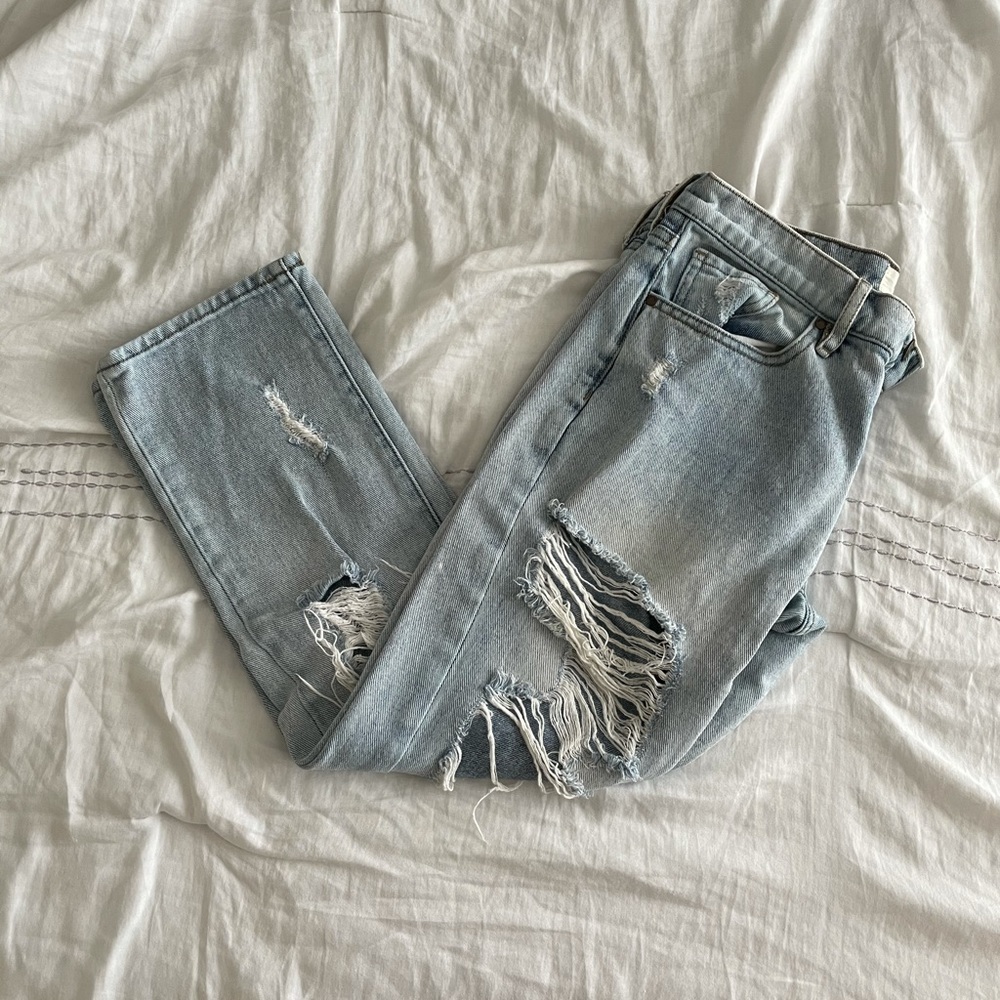 pacsun distressed boyfriend jeans